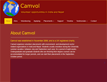 Tablet Screenshot of camvol.org